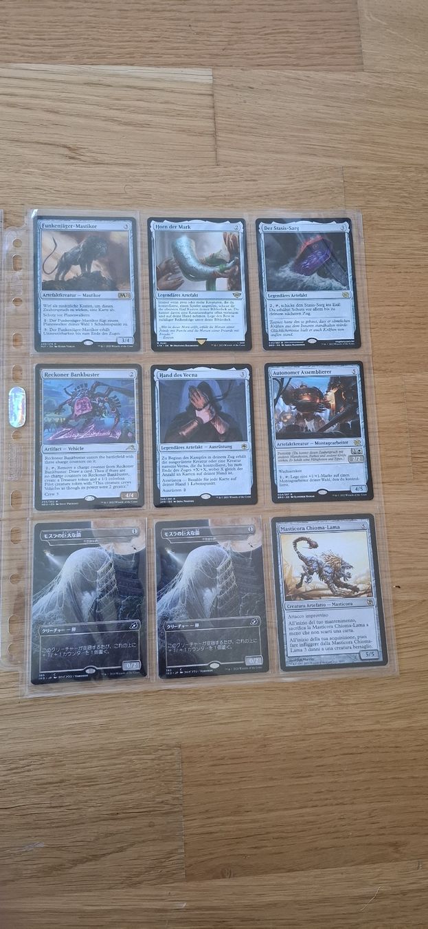 Magic The Gathering Carte collezionabili: Magic the Gathering Karten Sammlung Bundle Selten Artefakte – Usato da Zürich venduto da rodney02 3