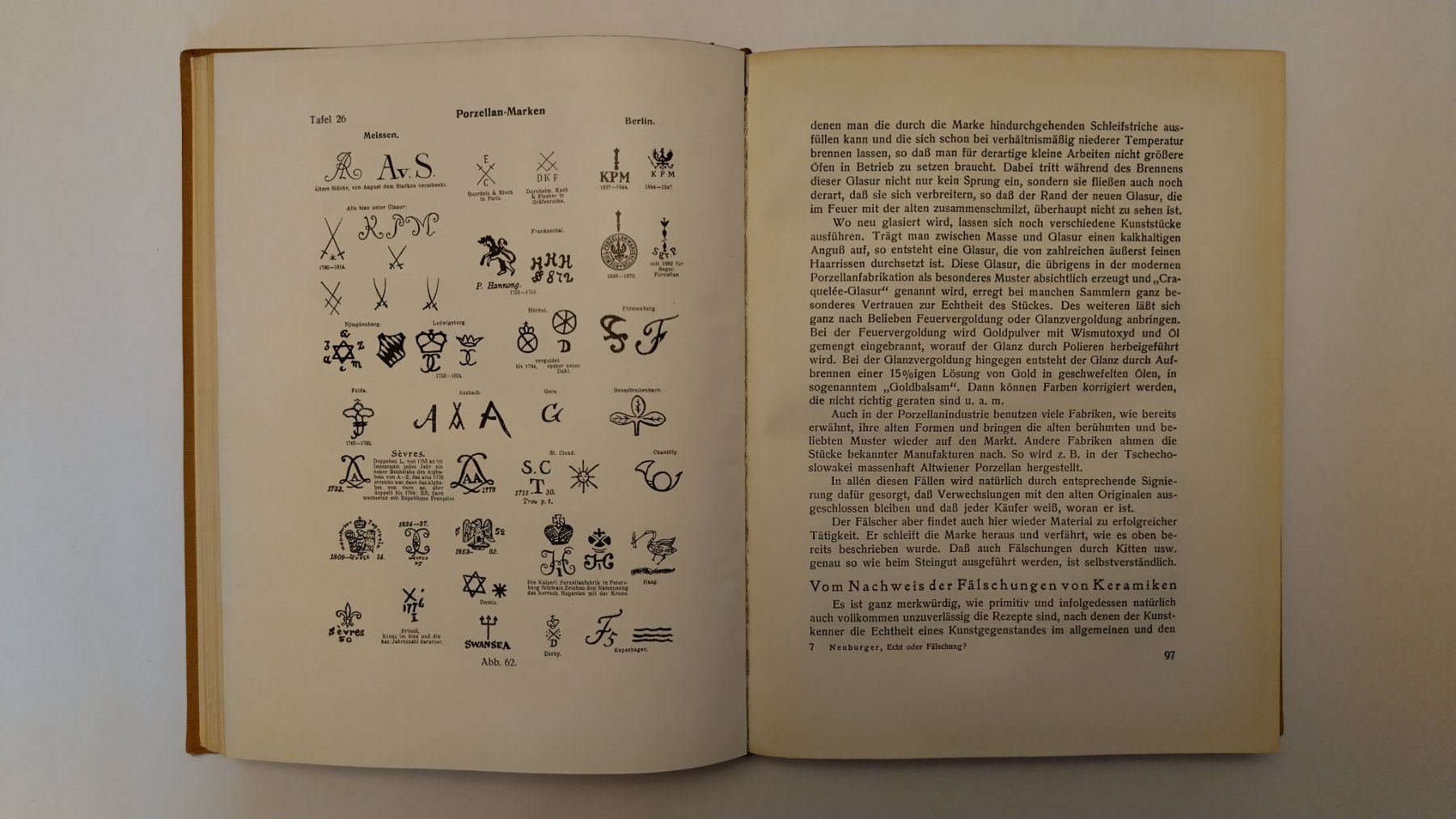 Libri: Echt oder Fälschung / Buch 1924 von Albert Neuburger – Usato da Bellach venduto da JingleJerry 4