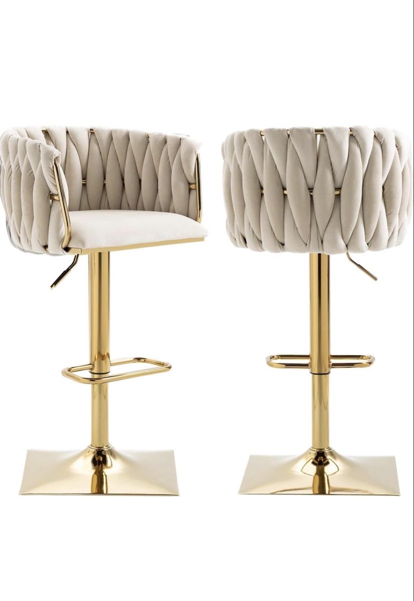 Hocker: Samt Barhocker - 2er Set – Gebraucht aus Zürich von rotweristes