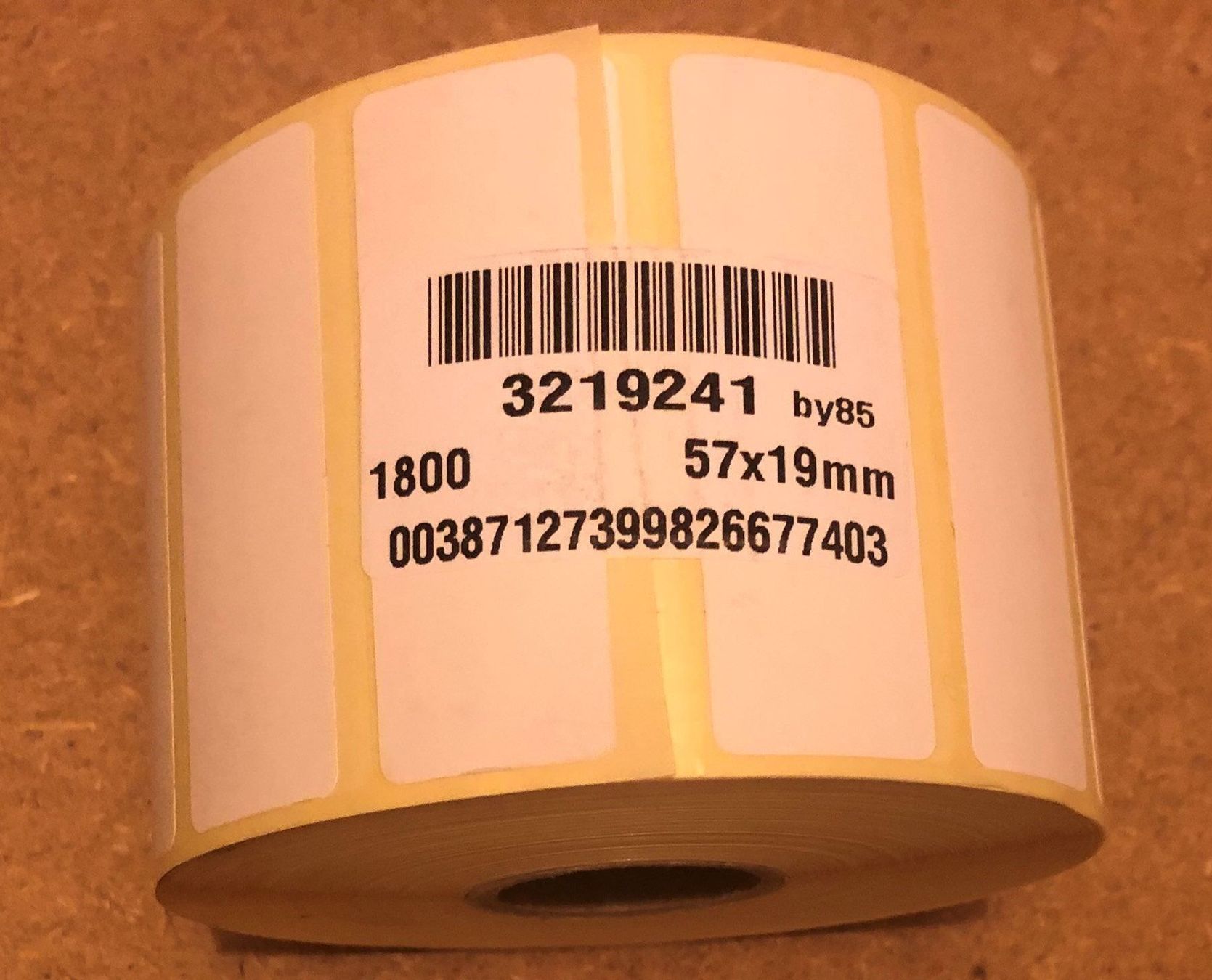 Stampanti: 24 Etikettenrollen Thermo 57x19 mm – Nuovo (secondo la descrizione) da Kestenholz venduto da Inna09