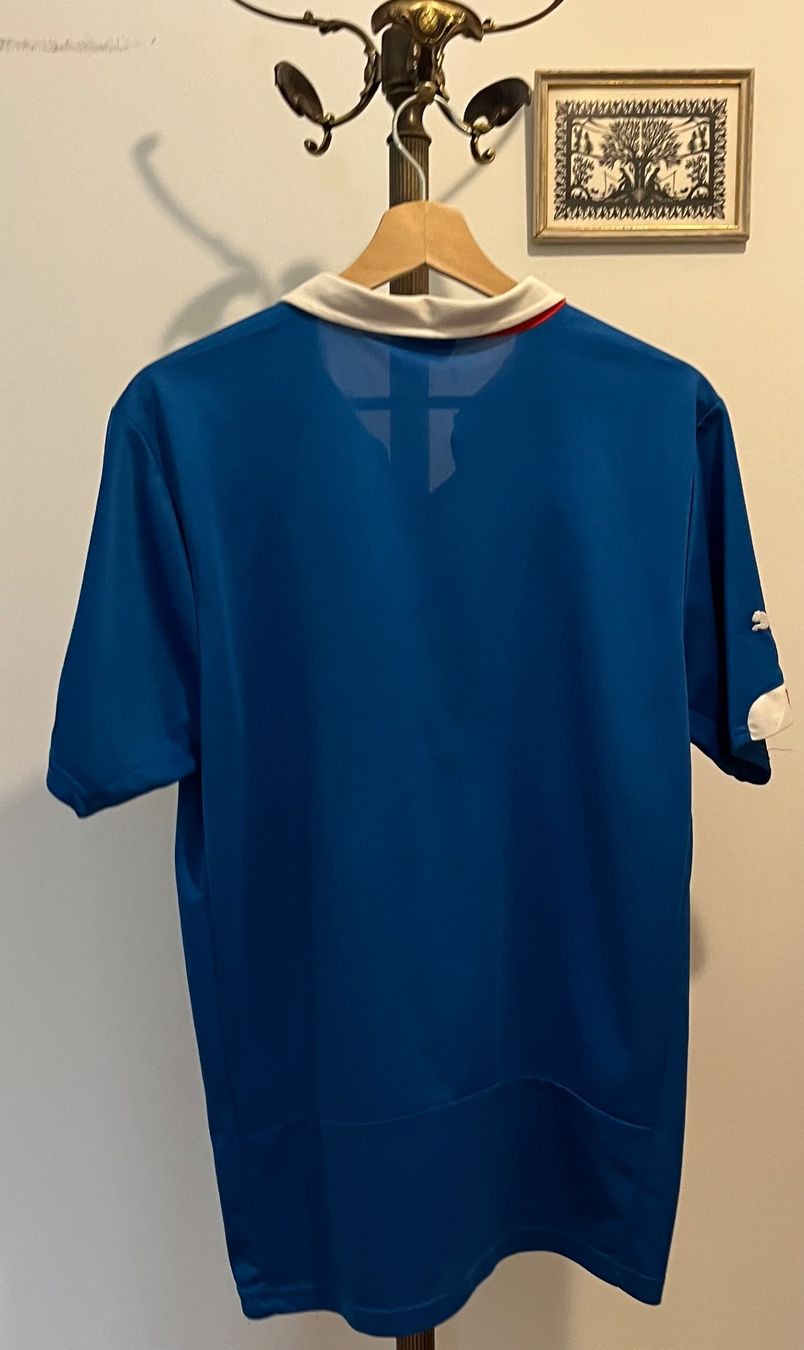 Puma Canottiere & Pantaloni: 2014-15 Glasgow Rangers Home Shirt – Usato da Bern venduto da BigBeat 3