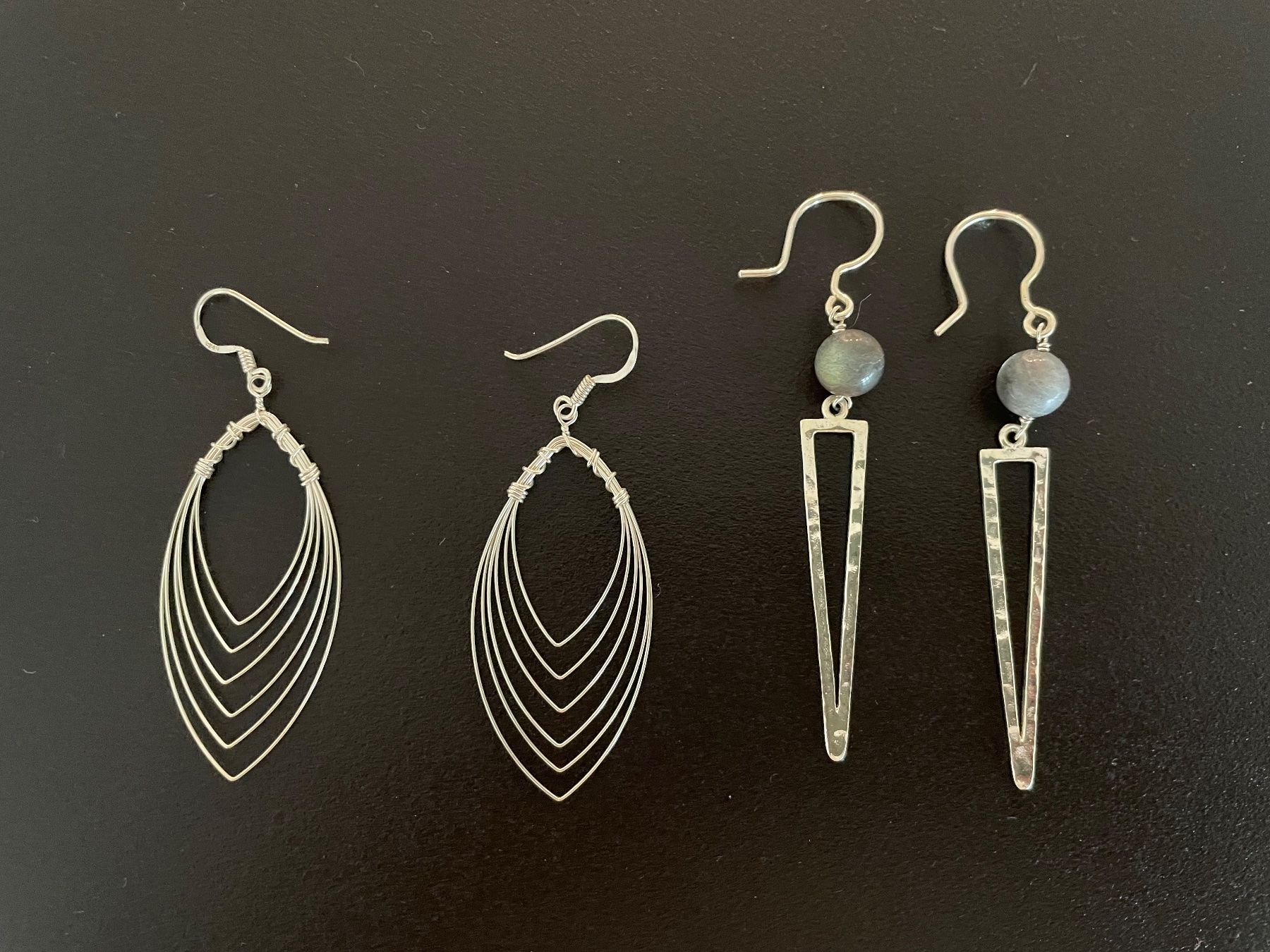 Orecchini pendenti & Orecchini a lobo: Ohrringe sterling silver 2 Paar – Usato da Wettswil venduto da Catli610