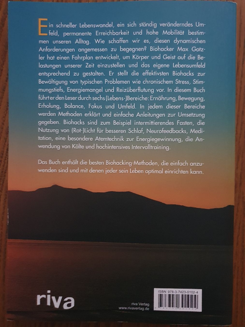 Libri: Biohacking: Optimiere Dich Selbst - Max Gotzler, Top! – Nuovo (secondo la descrizione) da Zürich venduto da Philotimo 3