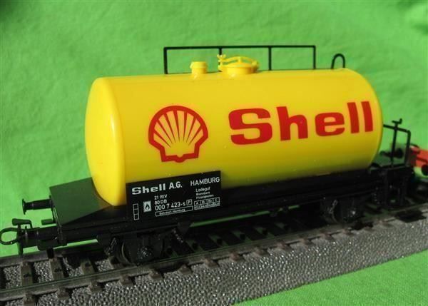 Modellini di ferrovie: DB Kesselwagen Shell 423-5 P neuwertig** – Usato da Winterthur venduto da Ricardo211 1