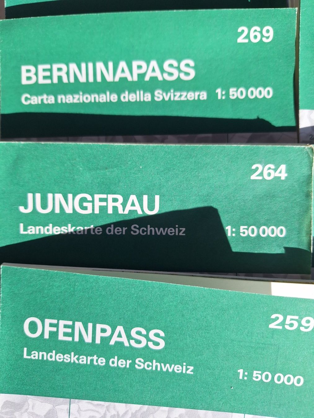 Landkarten & Atlanten: 21 STK LANDESKARTEN -- 1: 50'000 – Gebraucht aus Huttwil von Kunterbuntli 3