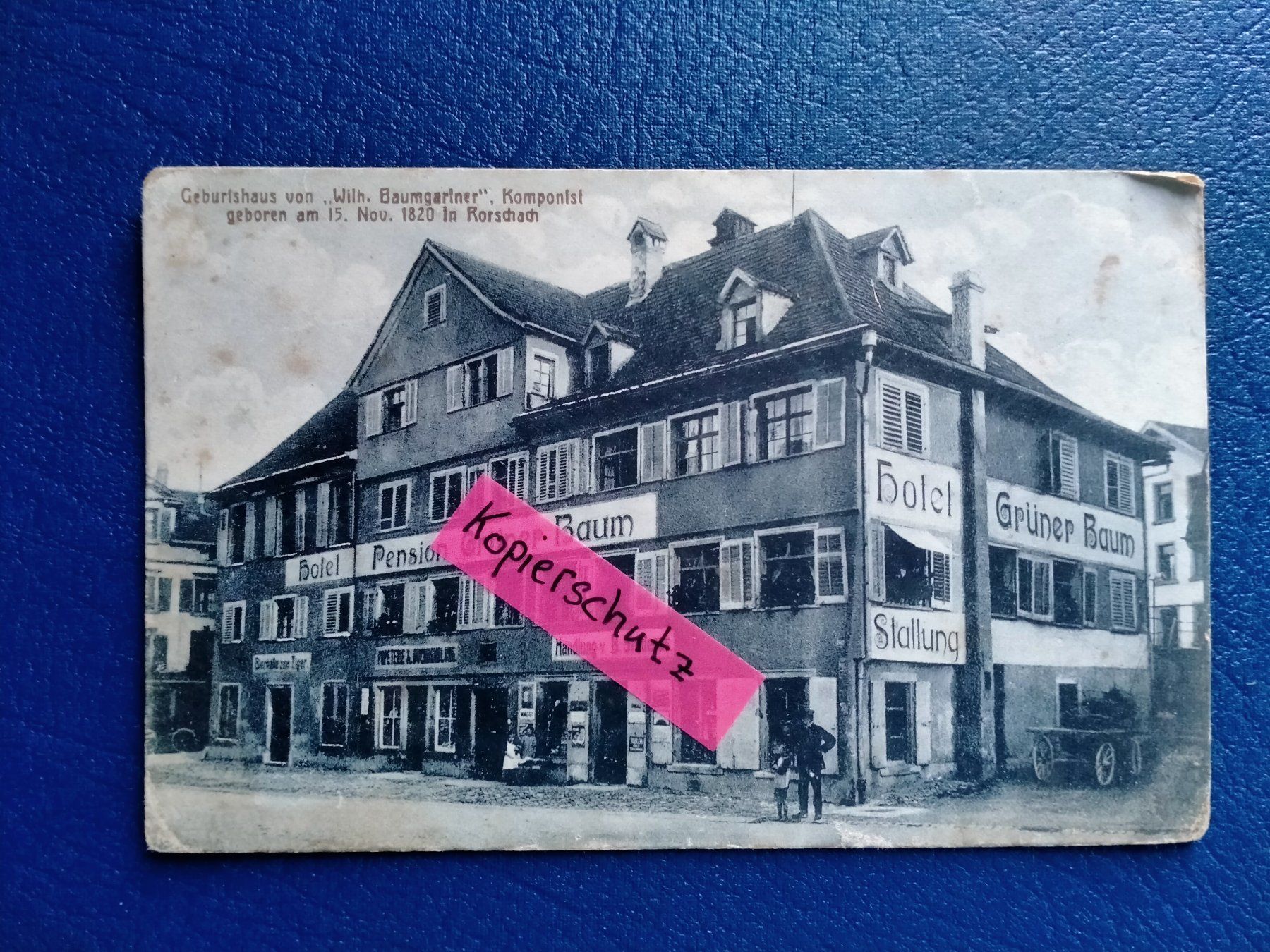 Ansichtskarten: Geburtshaus Grüner Baum Rorschach / AK Häuser St. Gallen – Gebraucht aus Küssnacht am Rigi von cartolina-1