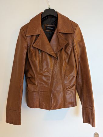 Perfecto en cuir / aus Leder camel vintage FR40 / CH38