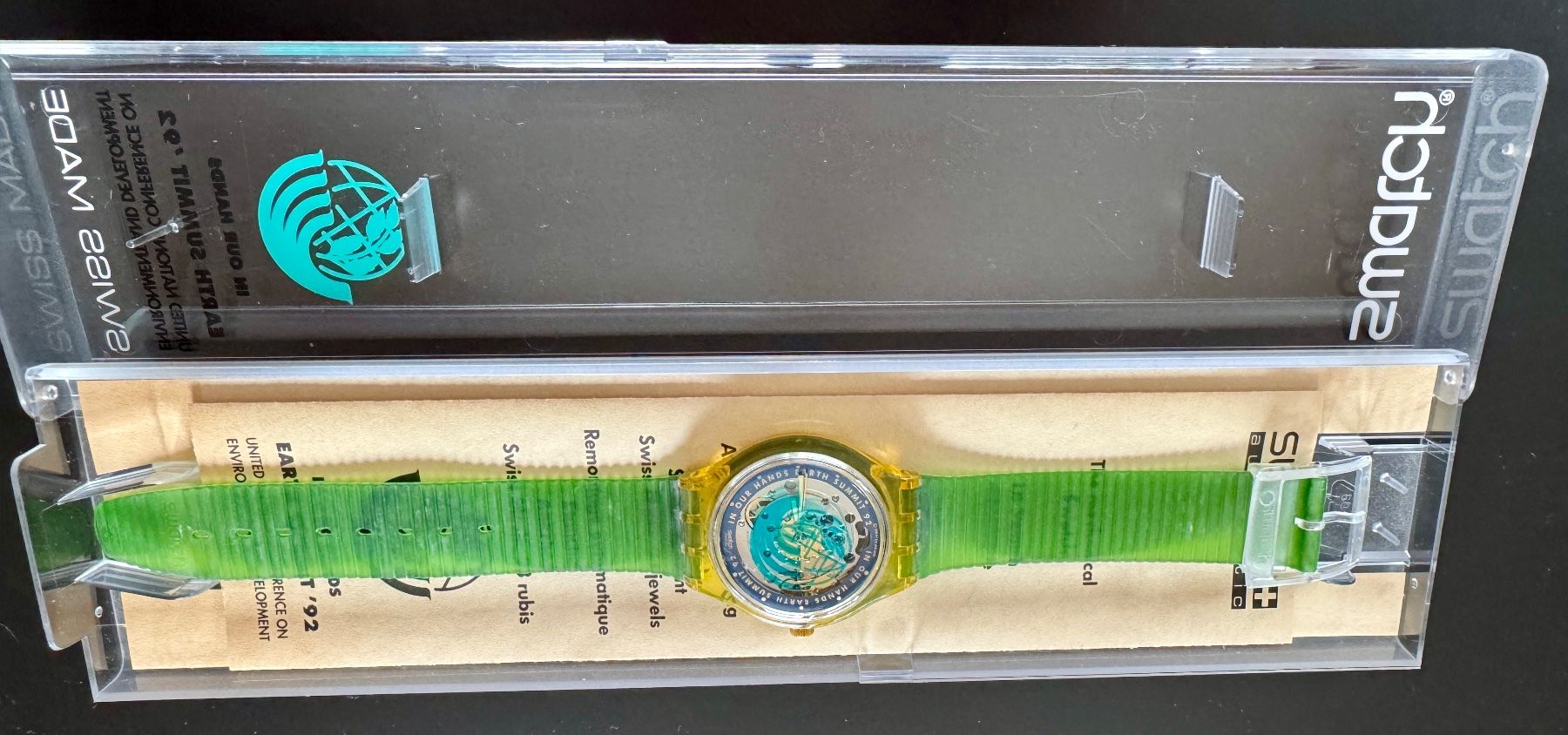 Swatch Orologi: SWATCH, Earth Summit `92 – Nuovo e nell'imballaggio originale da Küsnacht ZH venduto da Heinzw99 3