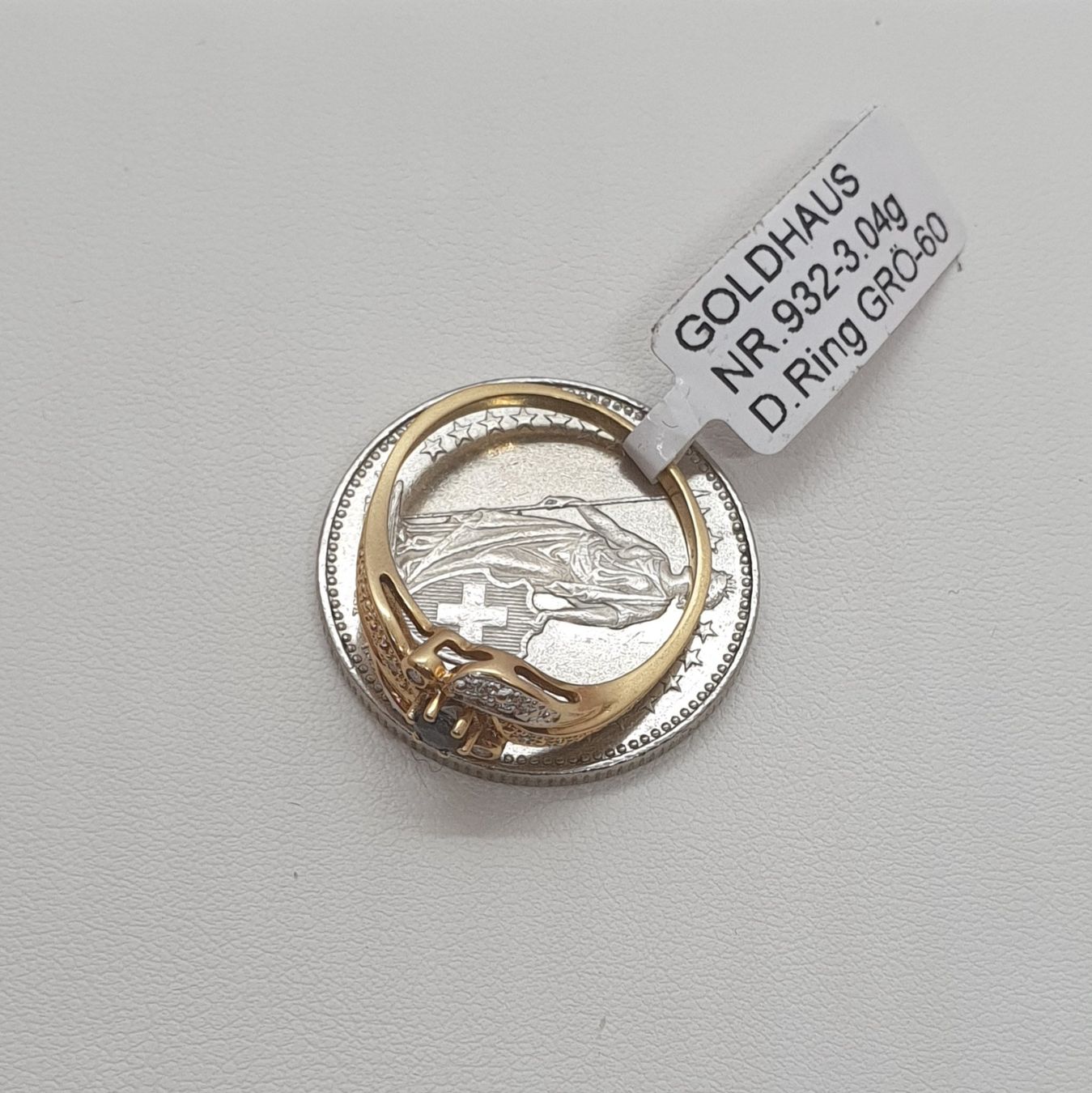 Anelli: Echt 18K Gold - Diamant Ring – Usato da Luzern venduto da Luzern-Goldhaus 3