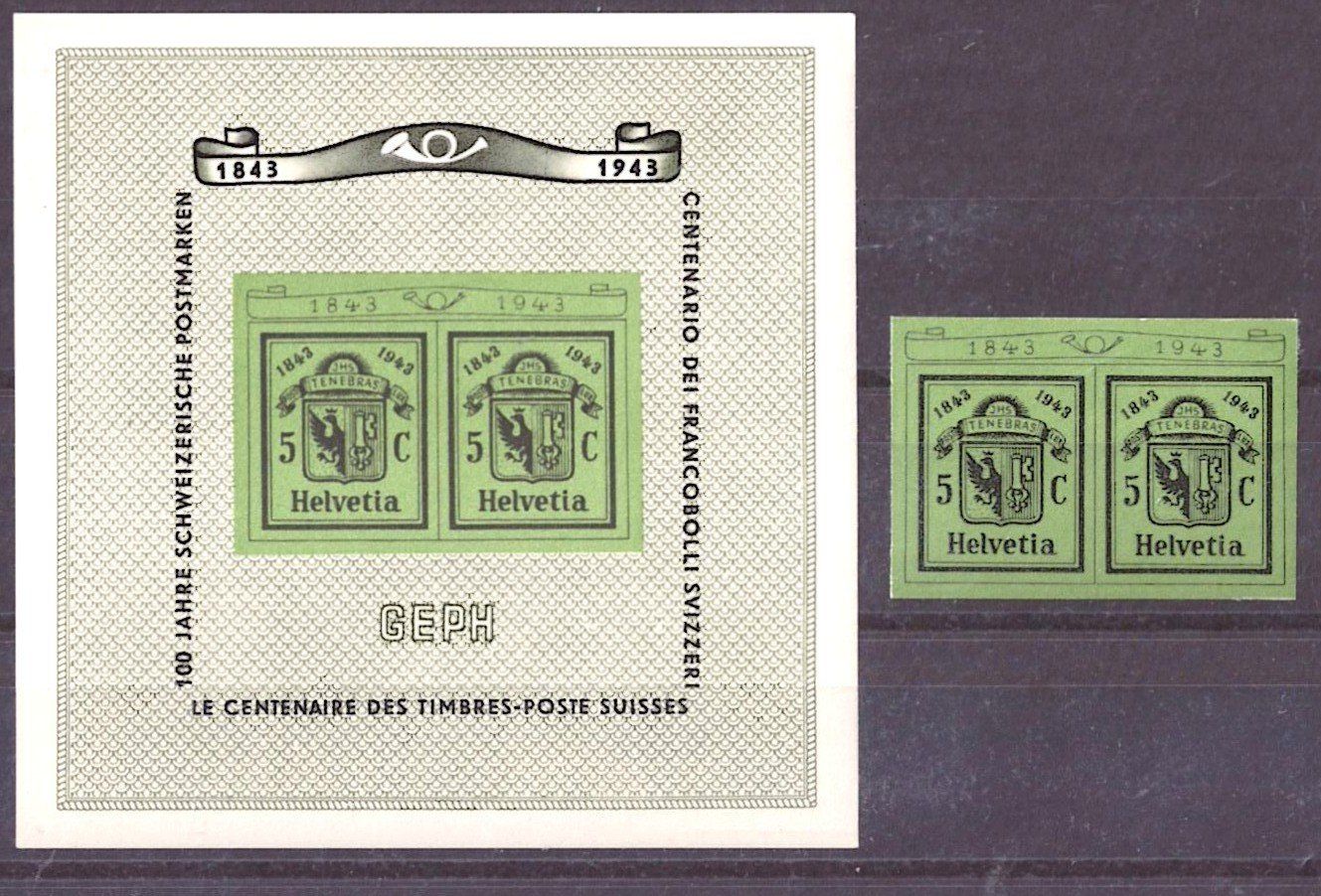 Tous les timbres: # 1 --- GENFERBLOCK ++ POSTFRISCH – Neuf (Voir description) à Dübendorf par Piero2