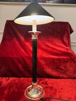 Stehlampe G.Lambert Luise versilbert & Blackwood(s.selten)