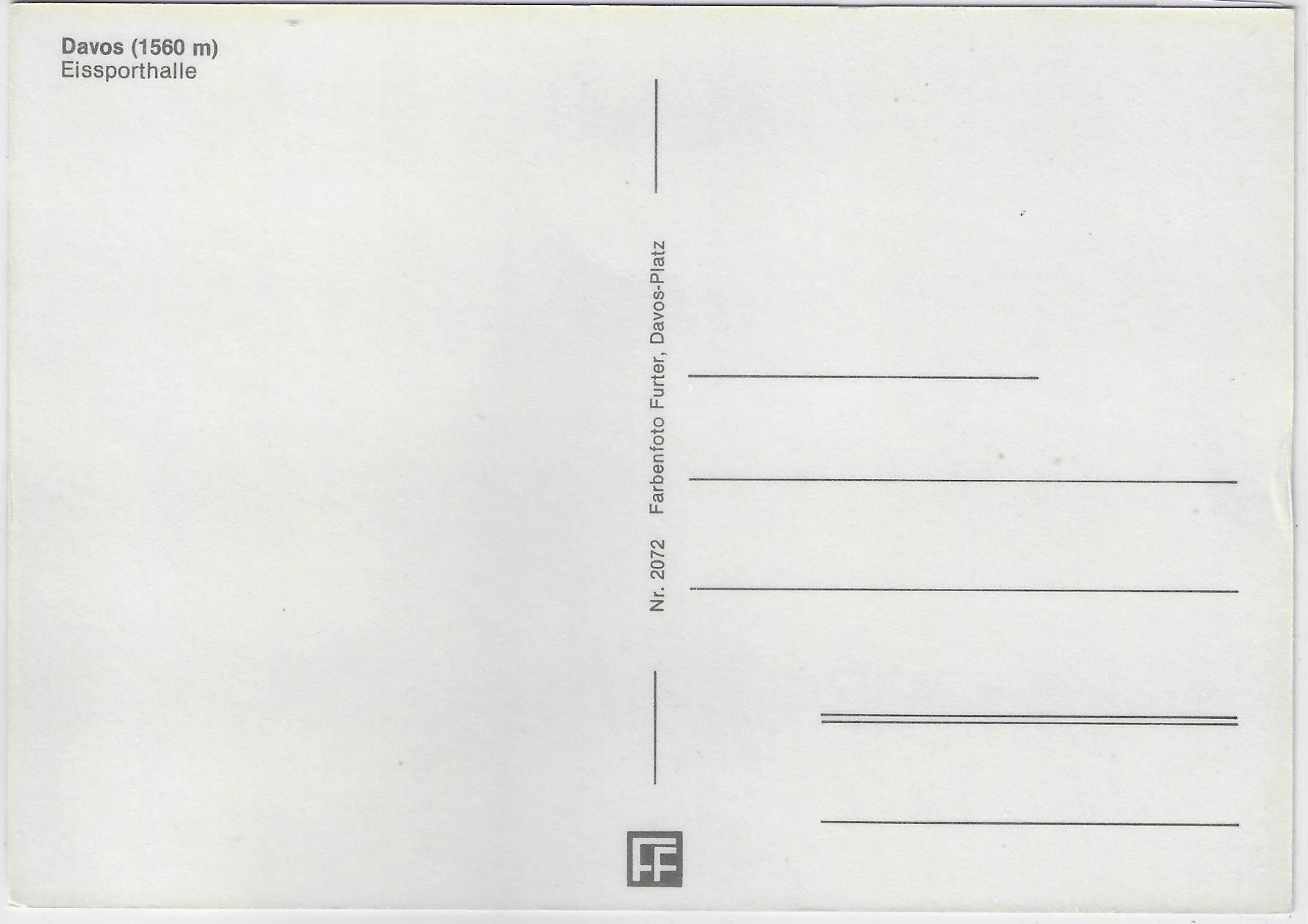 Cartoline postali: Eissporthalle Davos – Antico da Ettingen venduto da Kartenplanet 1