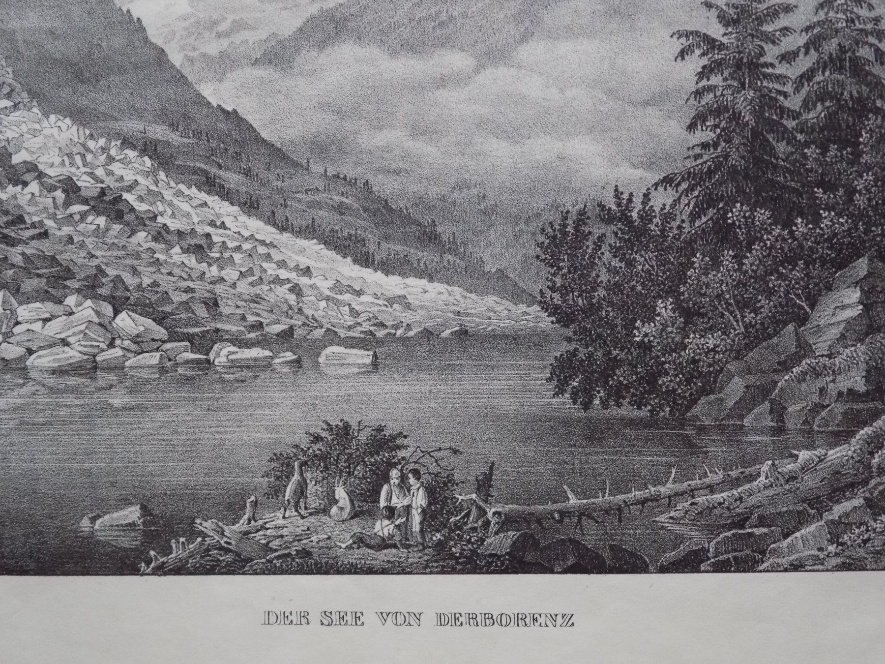 Incisioni: Der See von Derborence – Usato da Risch venduto da Antikfee 5