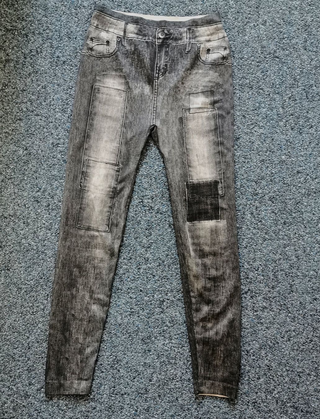 Leggings: Leggins Gr.S mit Jeansaufdruck – Nuovo (secondo la descrizione) da Obergerlafingen venduto da Sigus