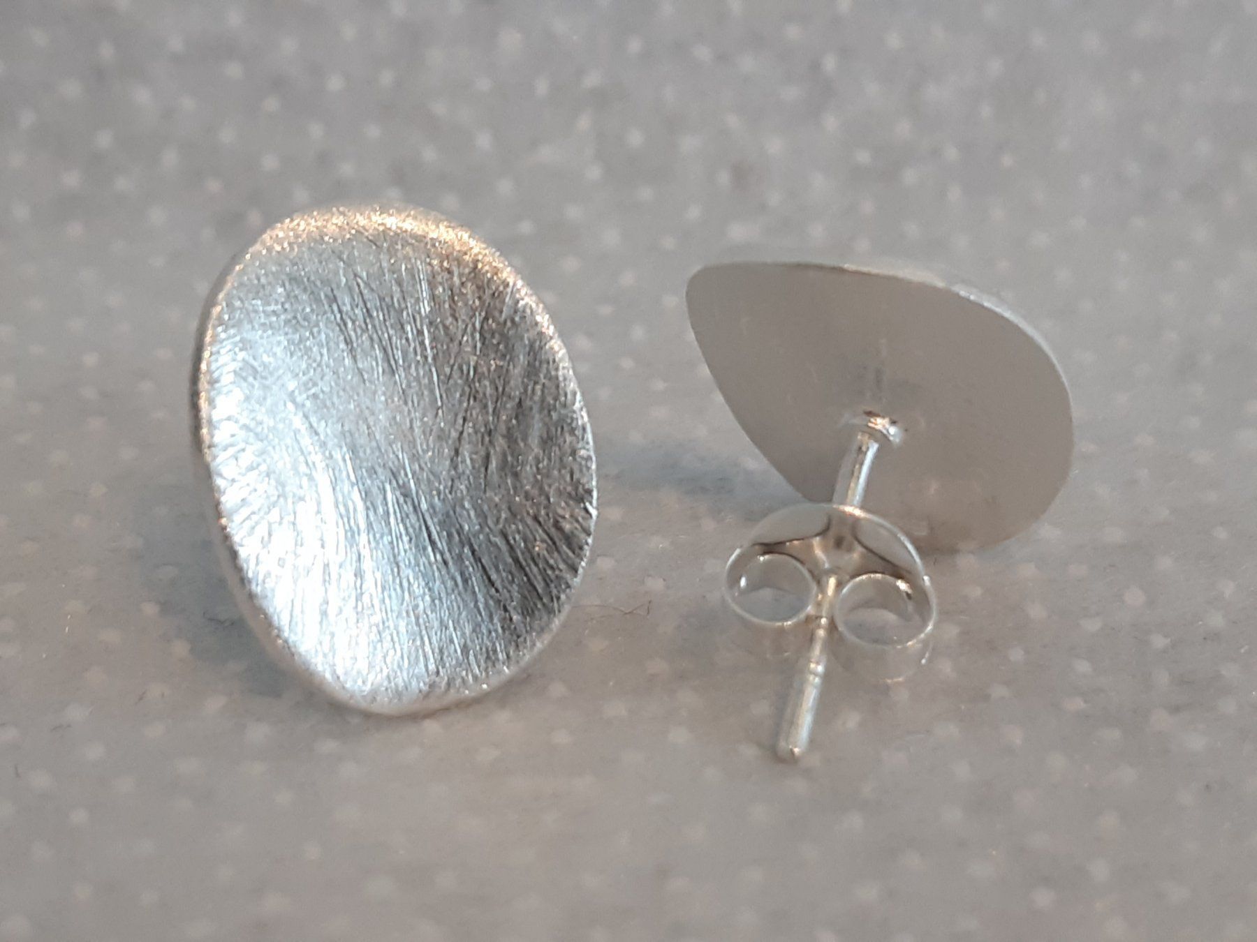 Orecchini pendenti & Orecchini a lobo: Ohrstecker Sterling Silber 925 Oval – Nuovo e nell'imballaggio originale da Einsiedeln venduto da My__Way 1