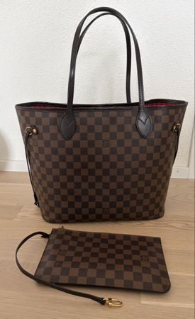 Louis Vuitton Handtasche Neverfull MM Damier Ebene