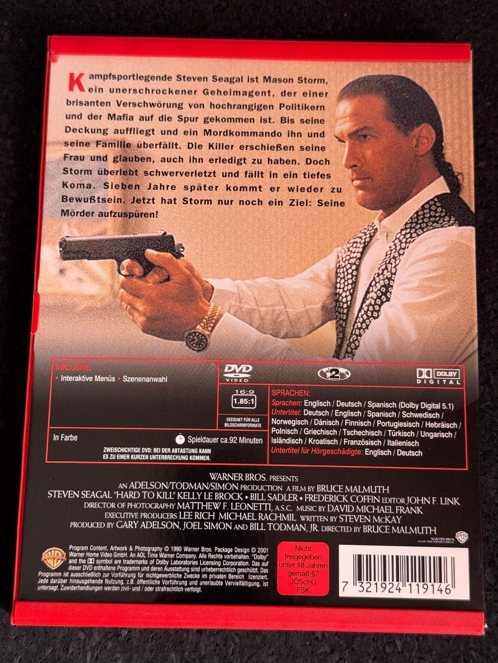 Tutti i DVDs: Hard to Kill DVD EN/DE/ES ungeschnittene Originalversion – Usato da Fribourg venduto da tschjoly 1