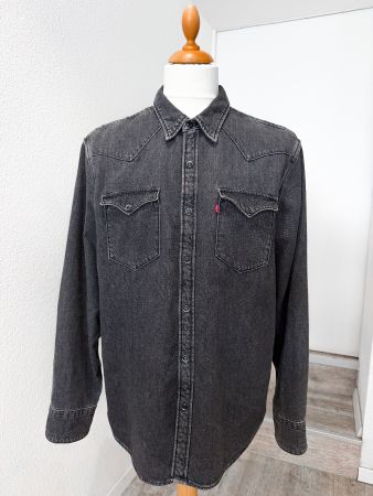 Levi’s Barstow Western Jeanshemd Schwarz Gr. L – ungetragen