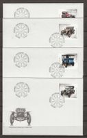 F1556 - 4 FDC Automobiles suisses