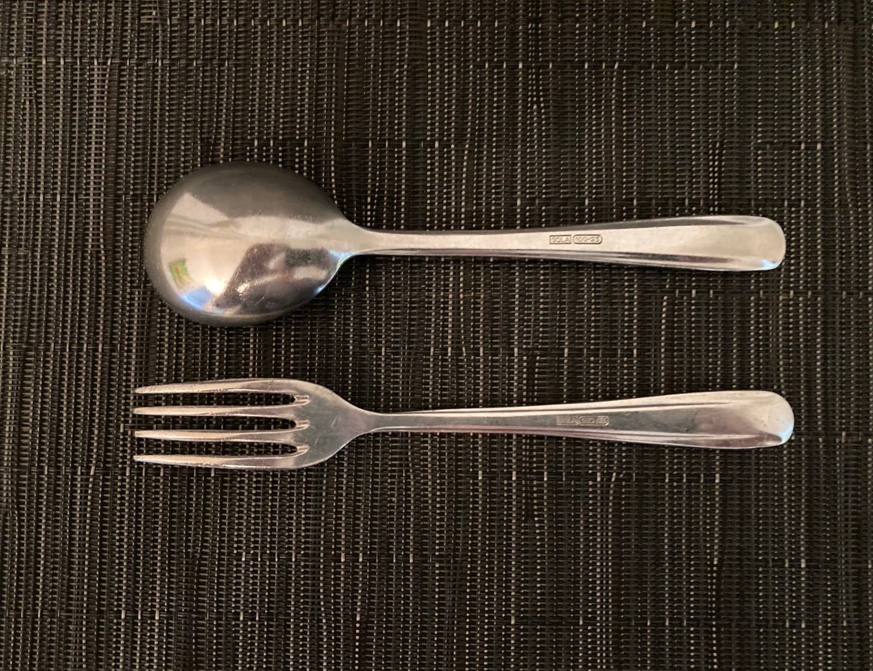 Sola Set di posate: Kinderbesteck Gabel &  Löffel, SOLA, versilbert – Usato da Zürich venduto da cornetto55 3