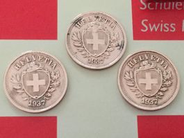 1 Rappen - TRIO 1937 ss-vz/vz, nur 2,4 Mio!