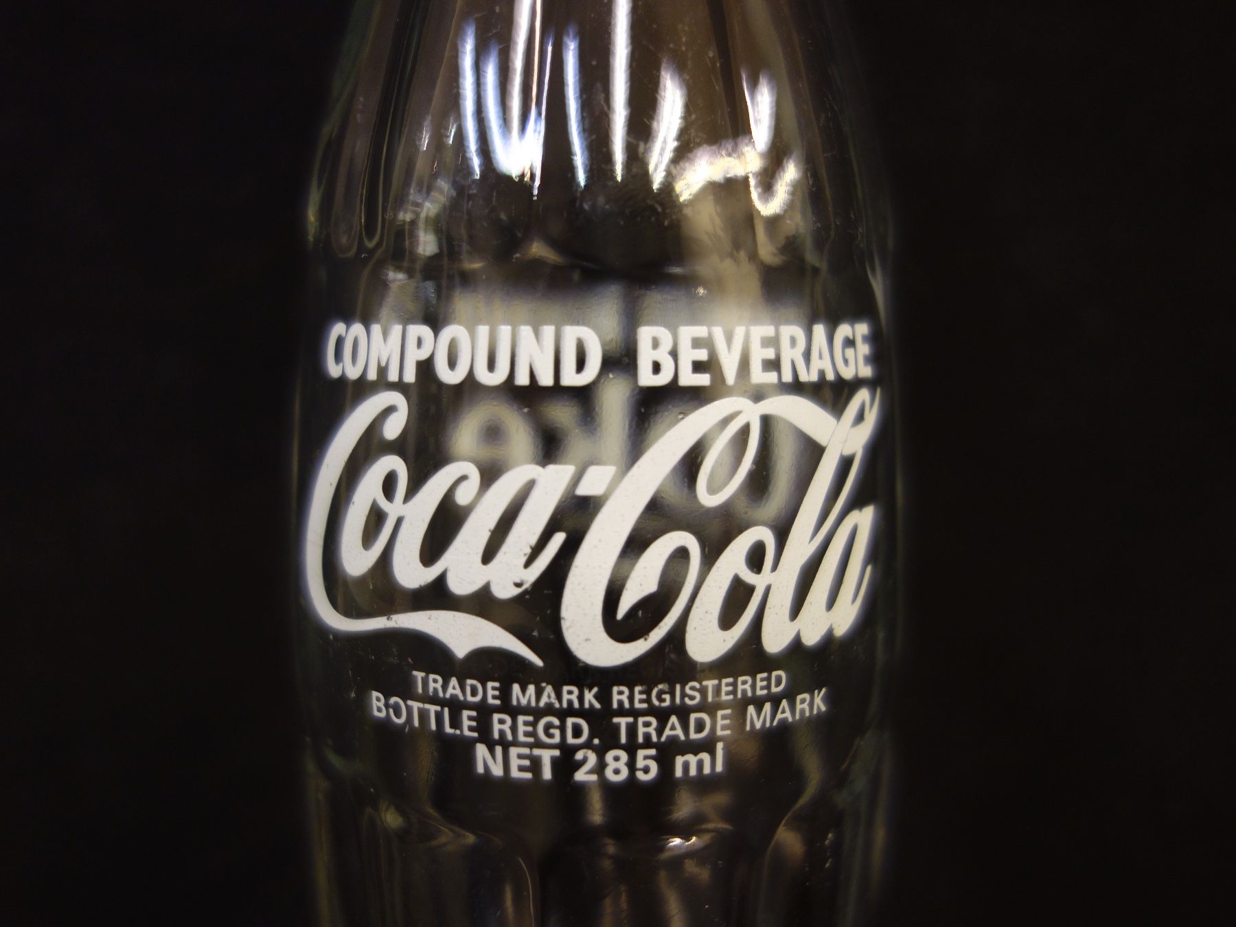 Coca-Cola Bottiglie: 1 kleine alte Flasche COCA-COLA COKE COMPOUND BEVERAGE – Usato da Kerzers venduto da Flaschenposten 5