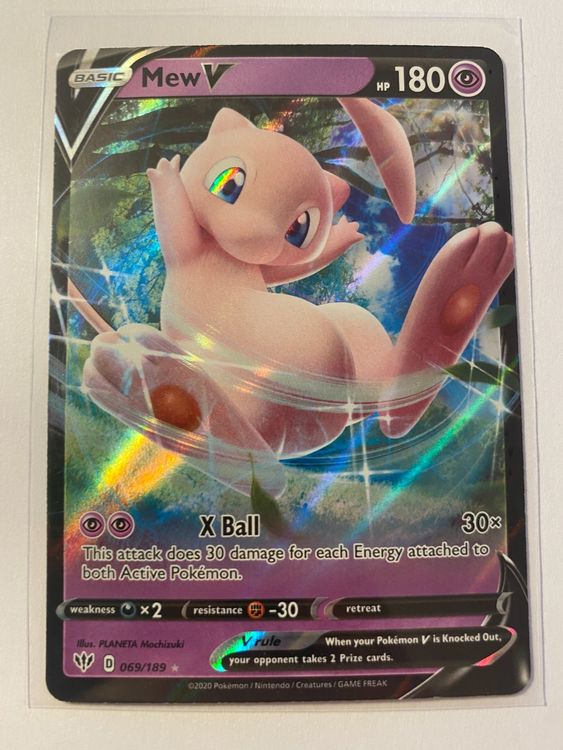 Carte Pokémon Gardée 9 / New V 069/189 E&B Ténèbres Embragés - Collection