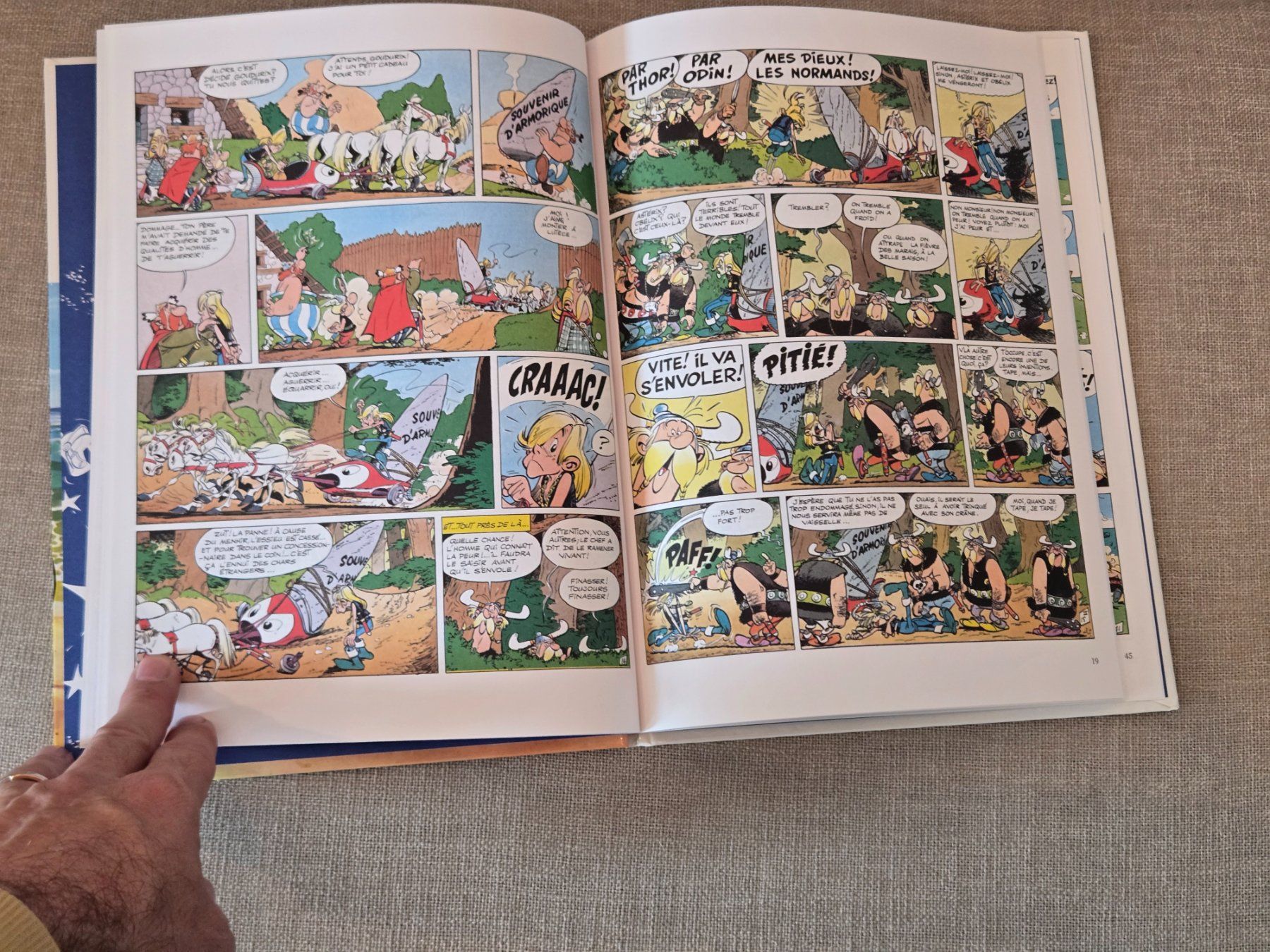 BD: Astérix N°9 - Astérix et les Normands – D'occasion à Crémines par Blakedrake 5