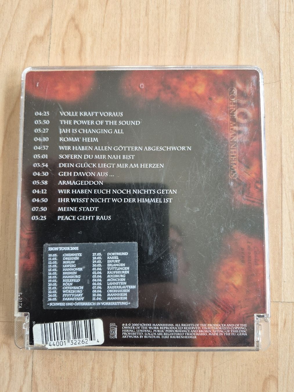 CD: Zion - Söhne Mannheims CD – Usato da Bern venduto da Roibusch 1