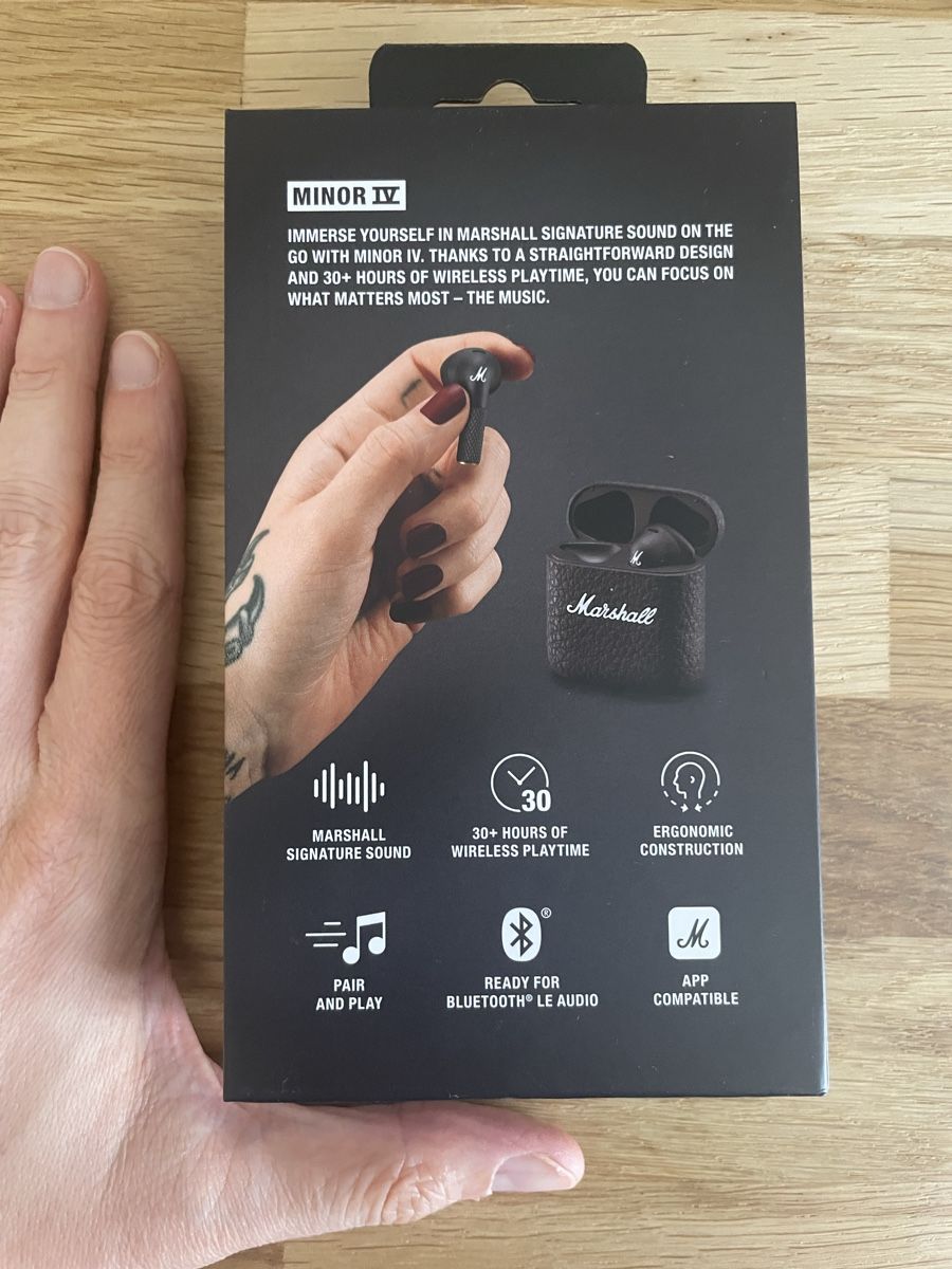 Marshall Kopfhörer: Marshall Minor IV Kopfhörer - neu & OVP – Neu und originalverpackt aus Kloten von Bevandes 1