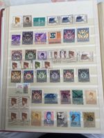 3 pages of vintage Indonesian stamps