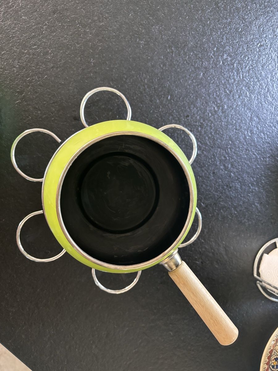 Ikea Set di piatti: Retro Green Fondue Set with Plates – Usato da Biel-Benken BL venduto da ste_86wx 1