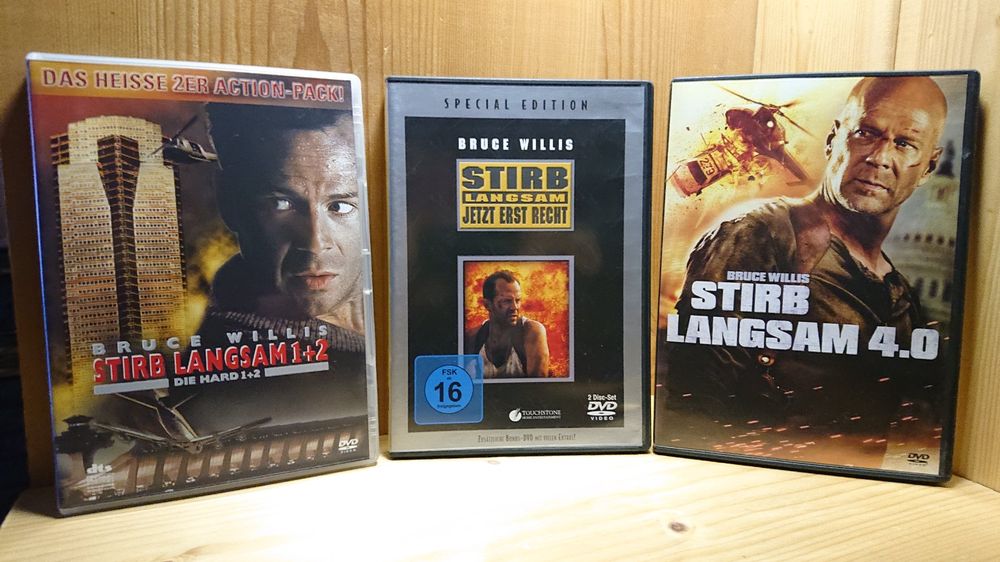 STIRB LANGSAM Die Hard 1 bis 4 auf DVD (Gebraucht) in Wilderswil für ...