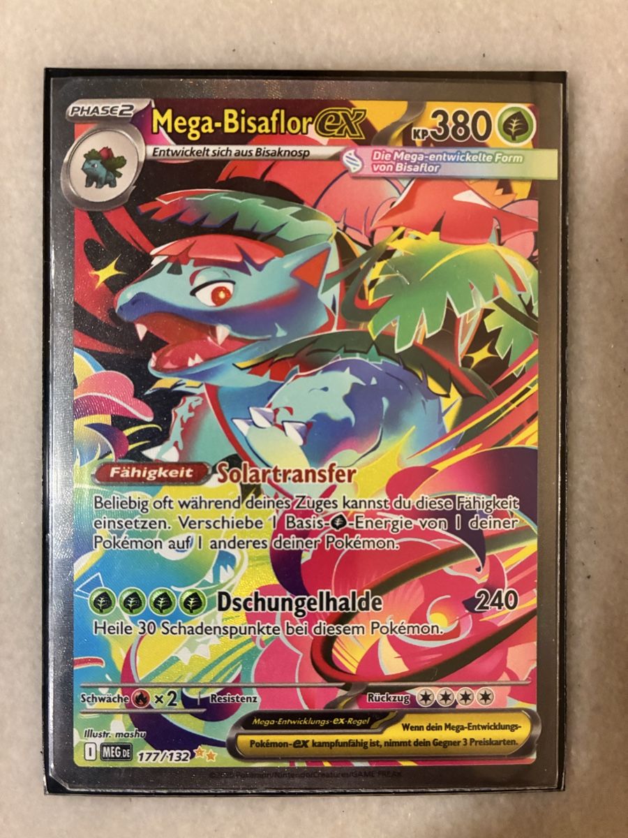 Pokémon Carte collezionabili: Pokémon Mega-Bisaflor ex 177/132 SIR Mega Evolution DE NM – Nuovo (secondo la descrizione) da Herrliberg venduto da rab_6m8h 2