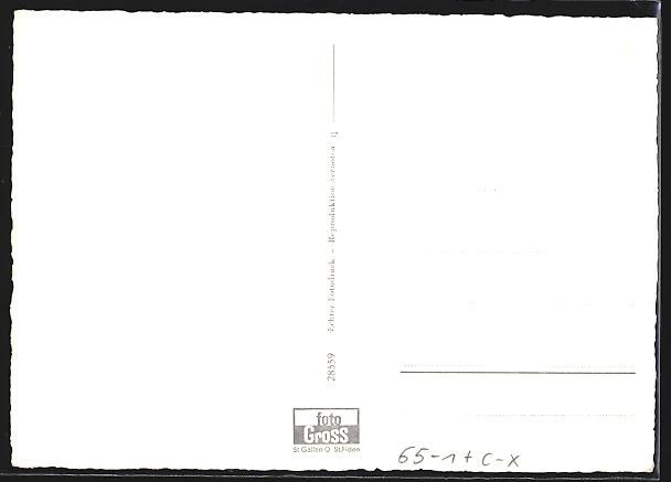 Cartoline postali: Nesslau / Togg., Bahnhofsplatz mit Churf – Usato da Berlin venduto da bartko-reher 1