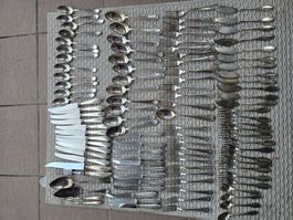 Silber-Besteck-Set (800er Silber), ca. 6.5 kg