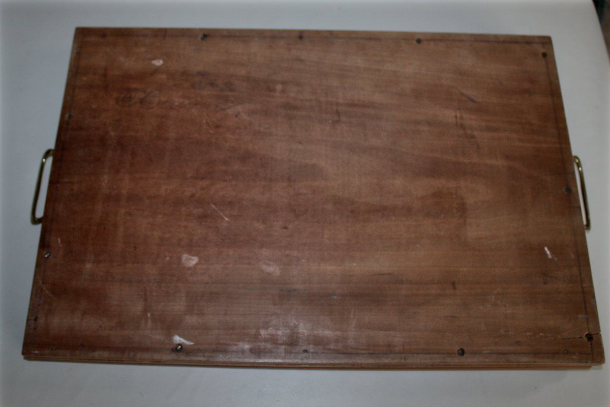 Piatti di portata: Serviertablett Tablett Holz geschnitzt, Spitzendeckeli, alt – Usato da Weggis venduto da Mylemontree 3