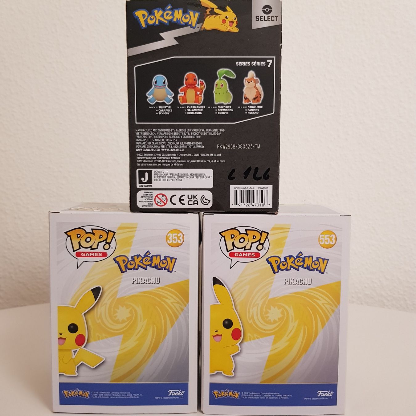 Statuette: 3x Pokémon Figur – Nuovo e nell'imballaggio originale da Münchenstein venduto da 2DGames 1
