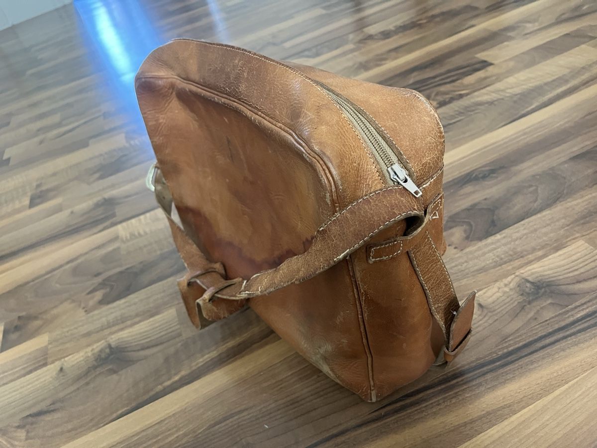 Borse: Vintage Ledertasche, hellbraun, – Usato da Grenchen venduto da elr_rwk7 2