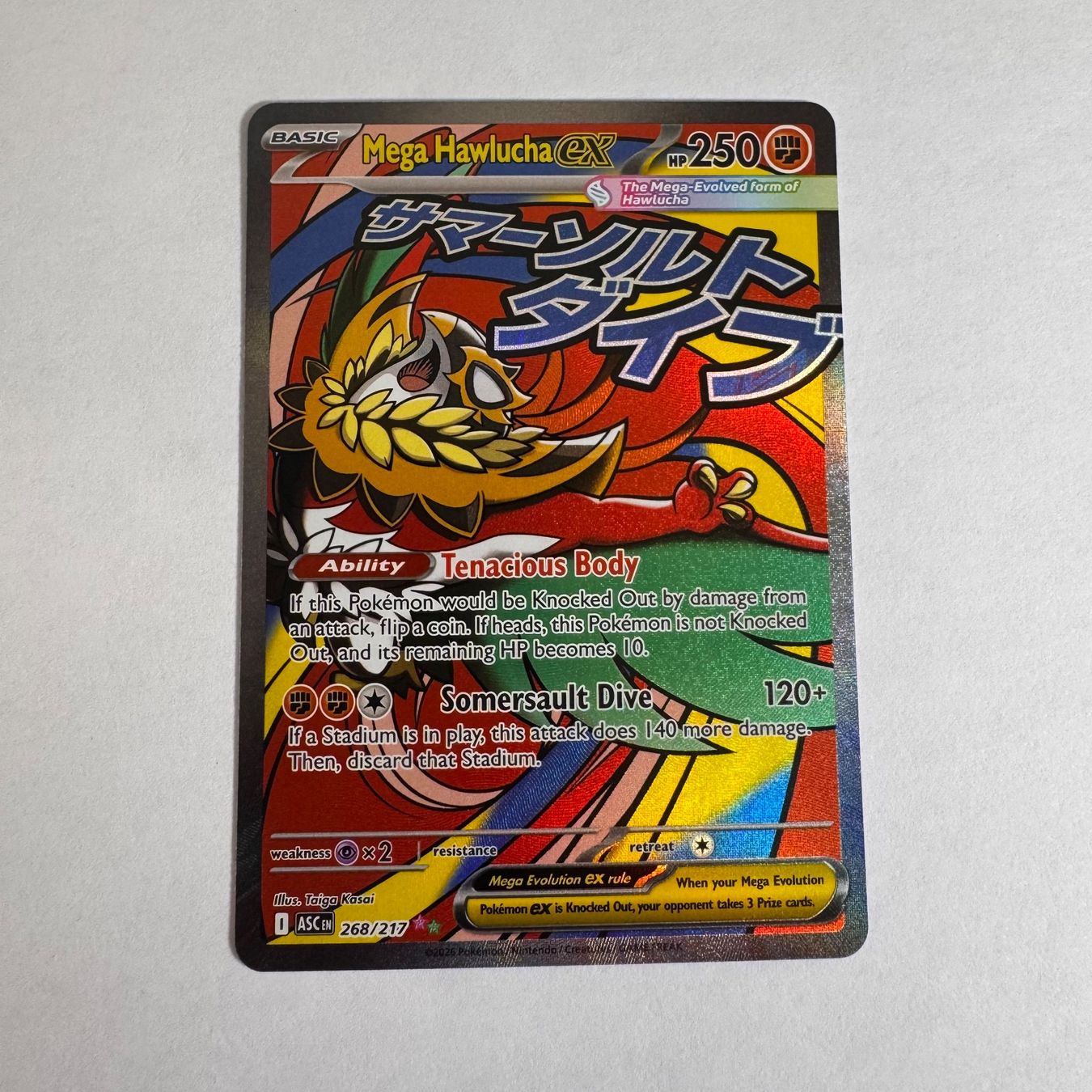 Pokémon Carte collezionabili: Pokémon ASC - Mega Hawluca 268 / 217 - ENG – Nuovo (secondo la descrizione) da Staad SG venduto da miaCards