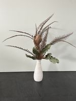 Vase inkl. Dekopflanzen