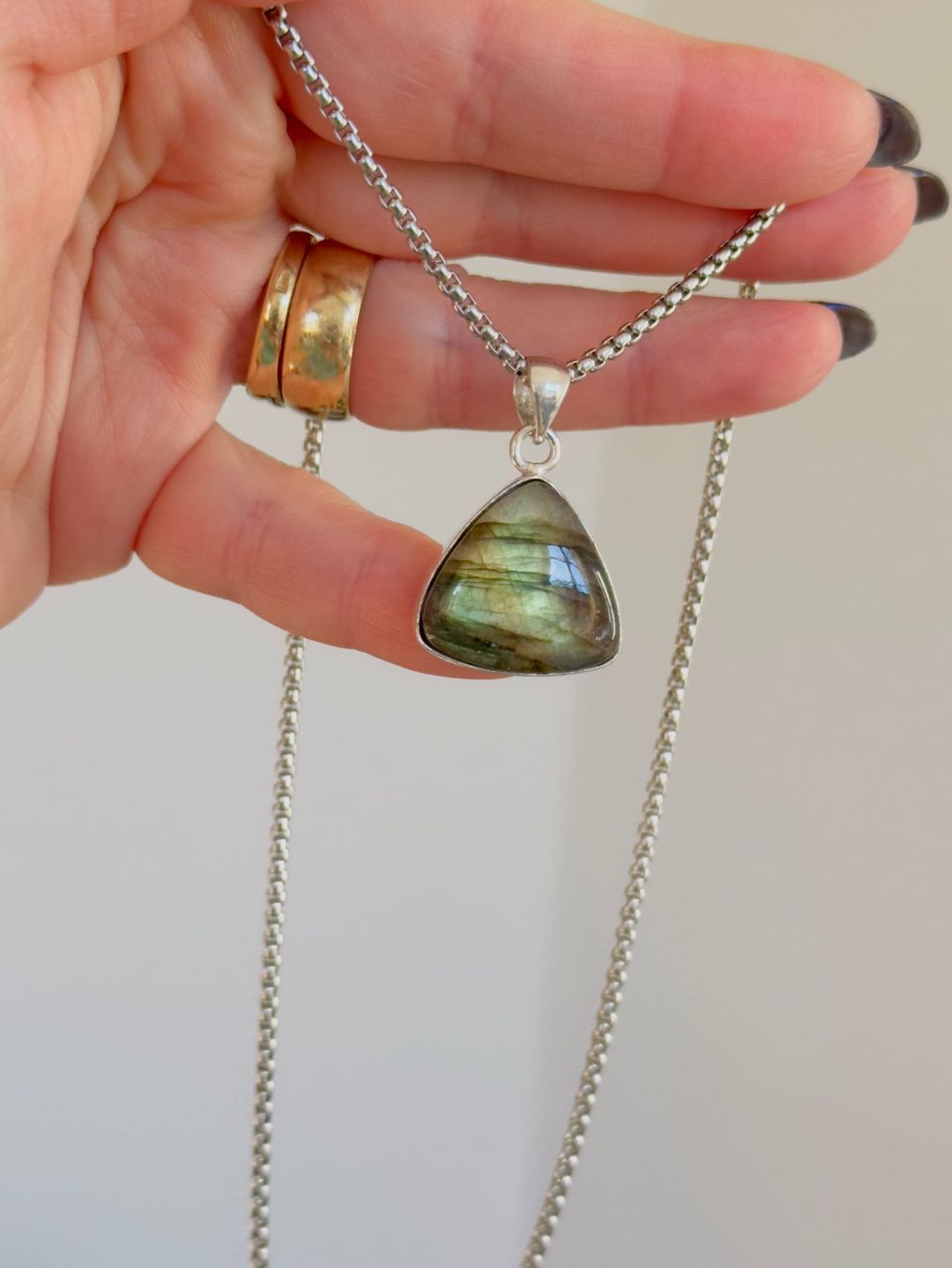 Catenine: Labradorite necklace – Nuovo e nell'imballaggio originale da Genève venduto da AGBERG 3