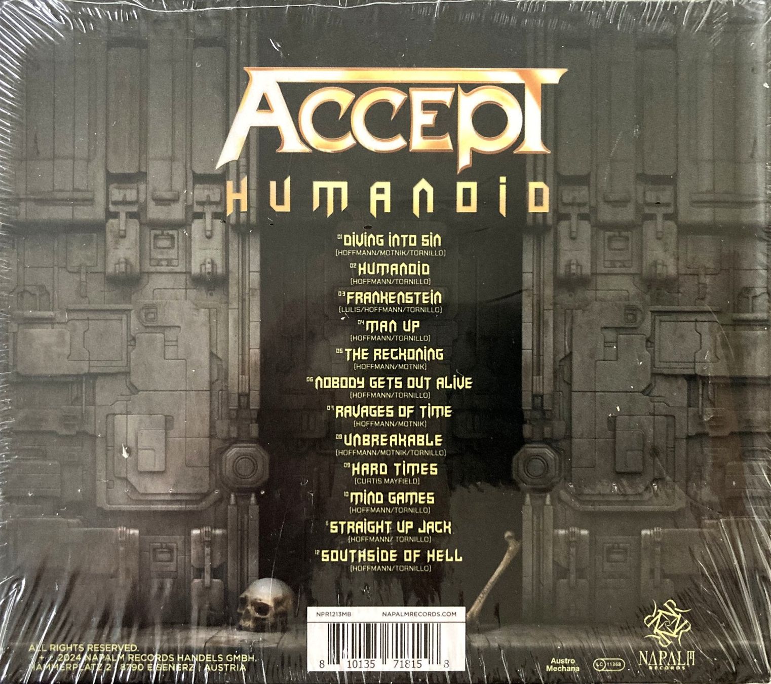 CD: ACCEPT - HUMANOID – Nuovo e nell'imballaggio originale da Bottens venduto da hotter-than-hell 1