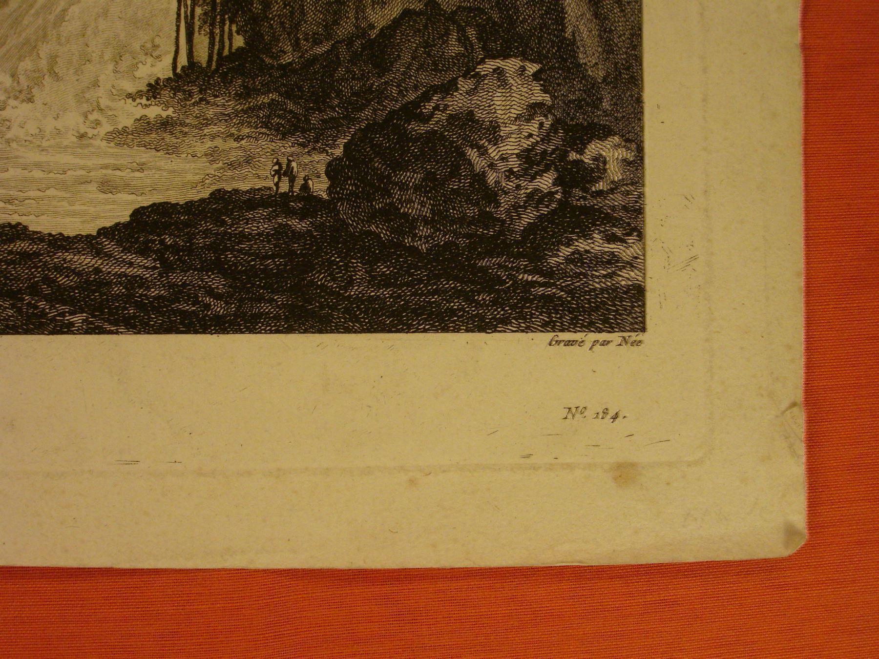 Incisioni: RHEINFALL, KUPFERSTICH 1788 – Usato da Grüningen venduto da Kartensammler 5