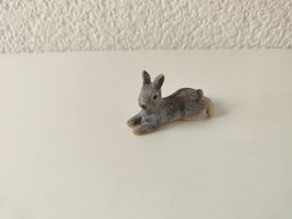Schleich Hase Kaninchen Bauernhof Tiere Wald Häsli Liegend