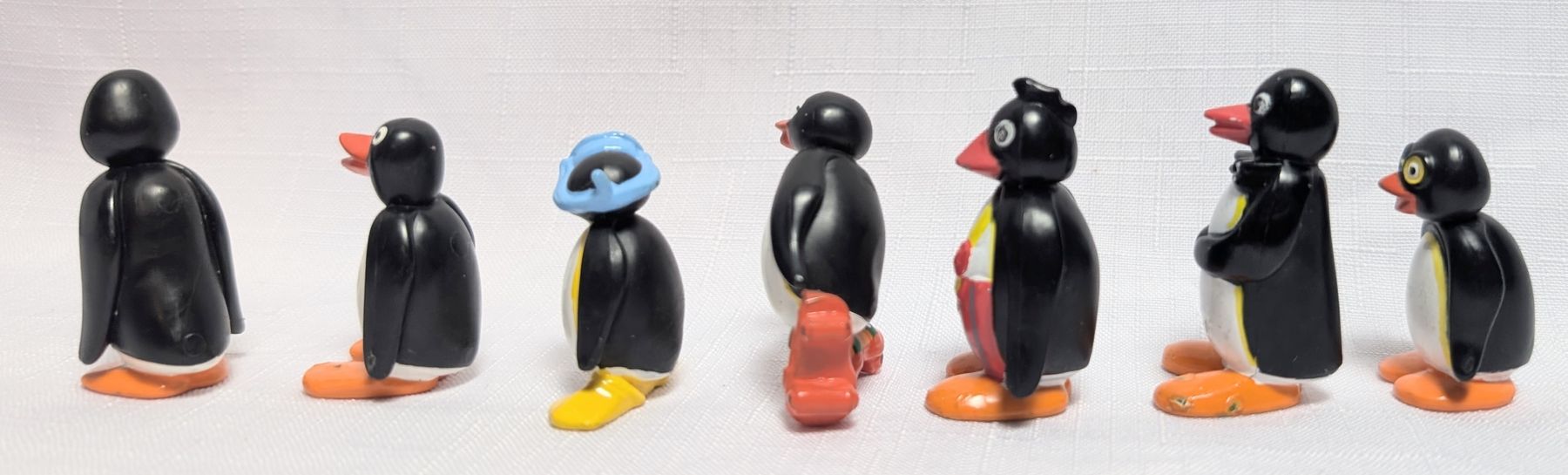 Statuette: 7x Vintage Pingu Sammel Figuren – Usato da Wängi venduto da ABIZONE-86 1