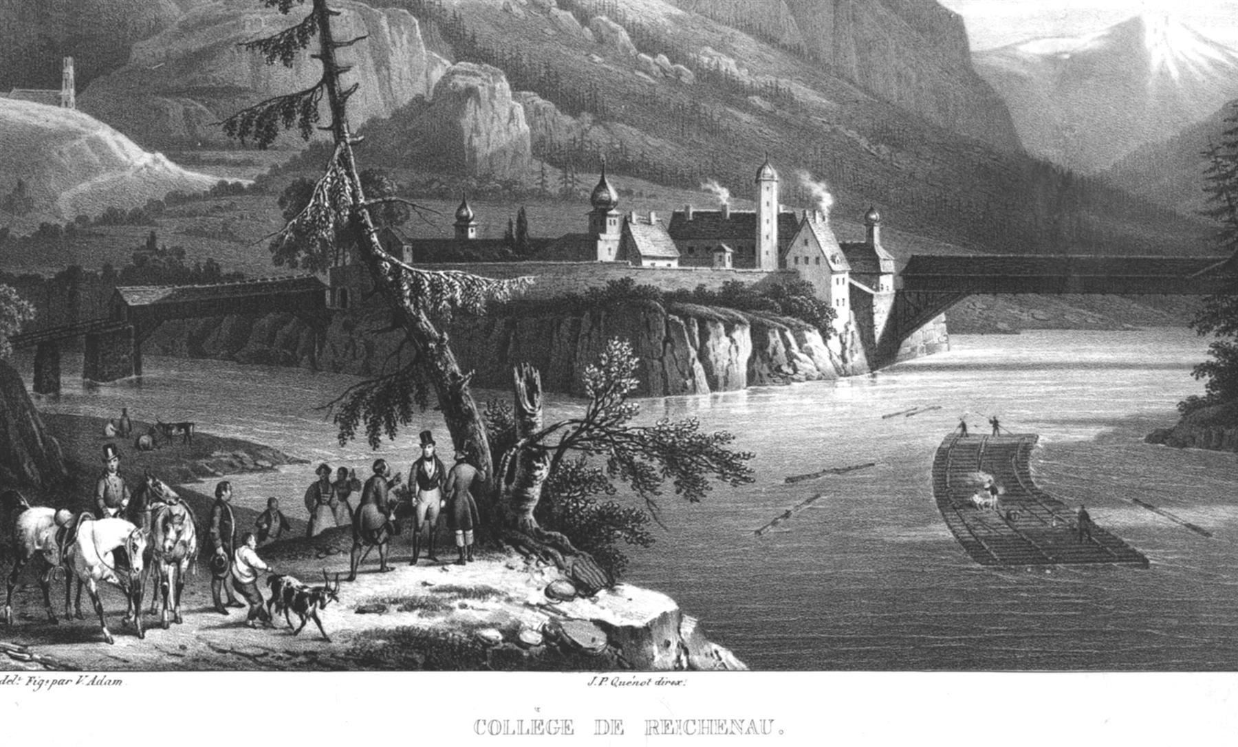 Stiche: Reichenau Litho. Motte selten – Gebraucht aus Rafz von Helvet32 1