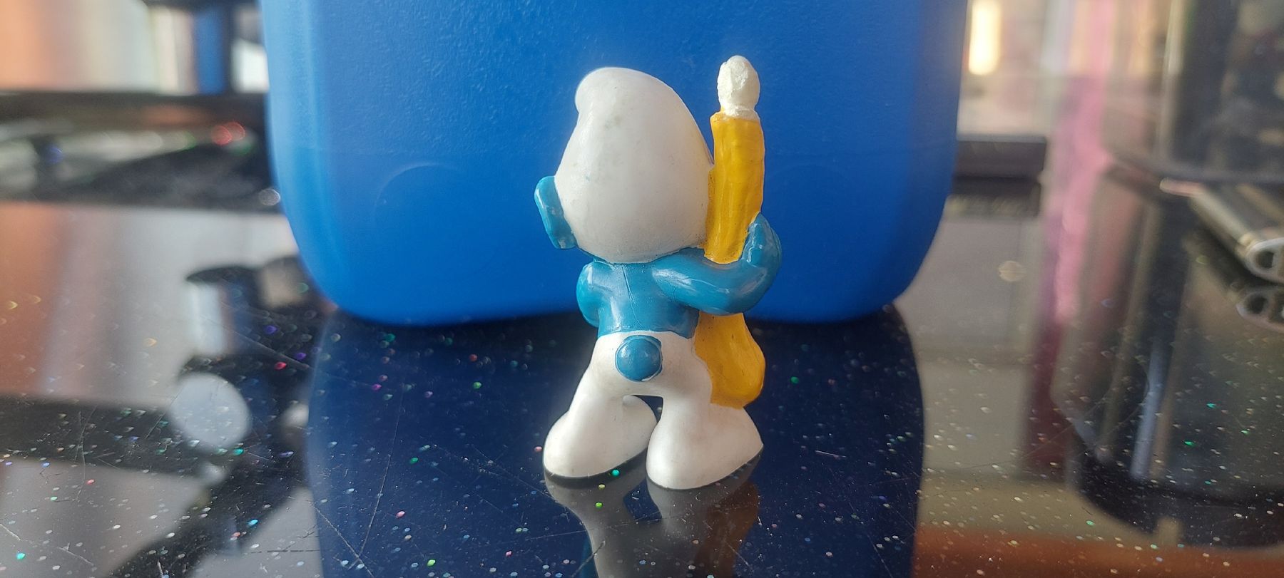 Statuette: Schlumpf Figur Peyo Applause mit Stift  – Usato da Hölstein venduto da Milka92 2