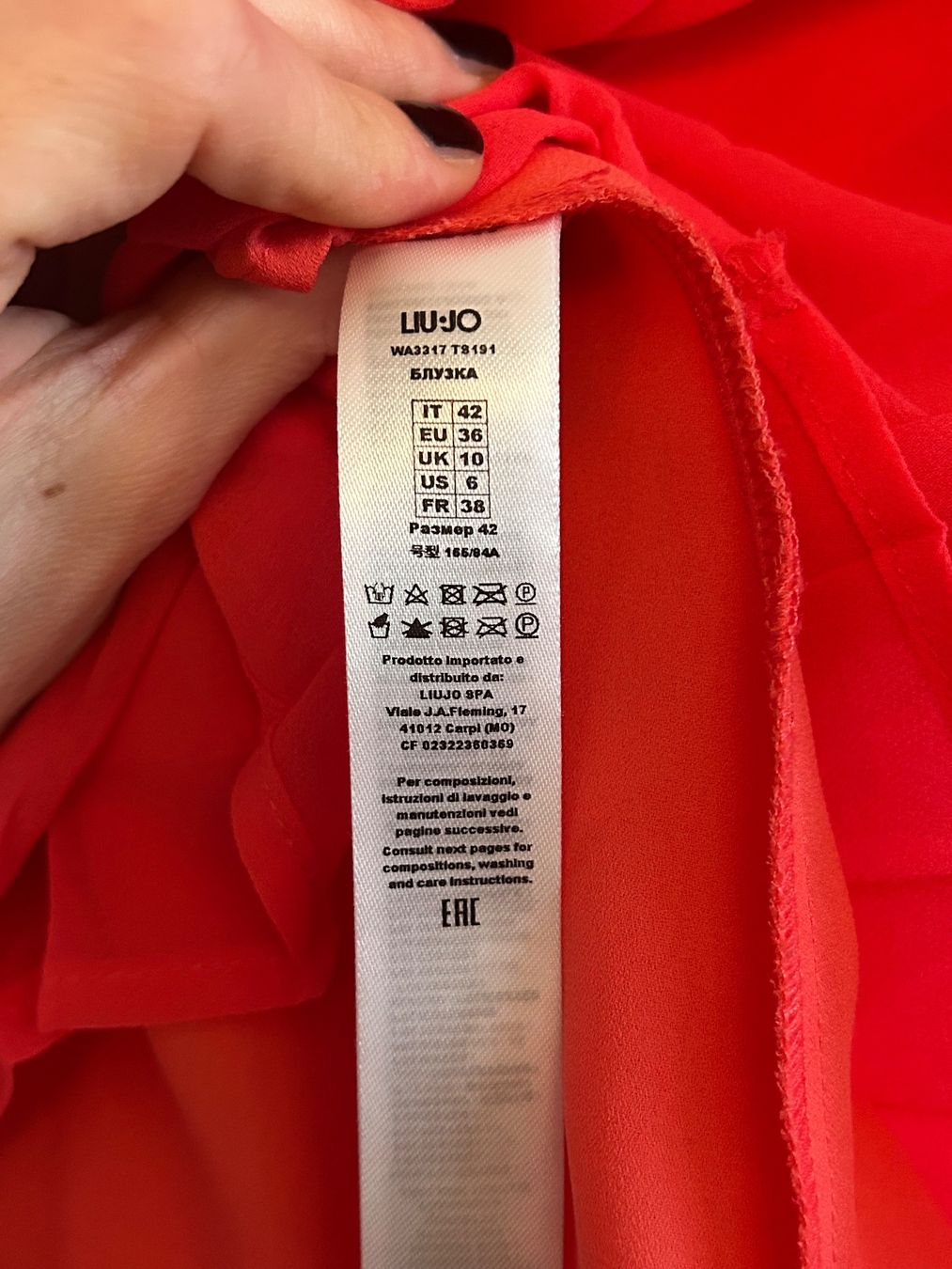 Liu Jo Camicette: Chemisier plissé corail - Liu Jo – Usato da Solothurn venduto da MO_C23 4