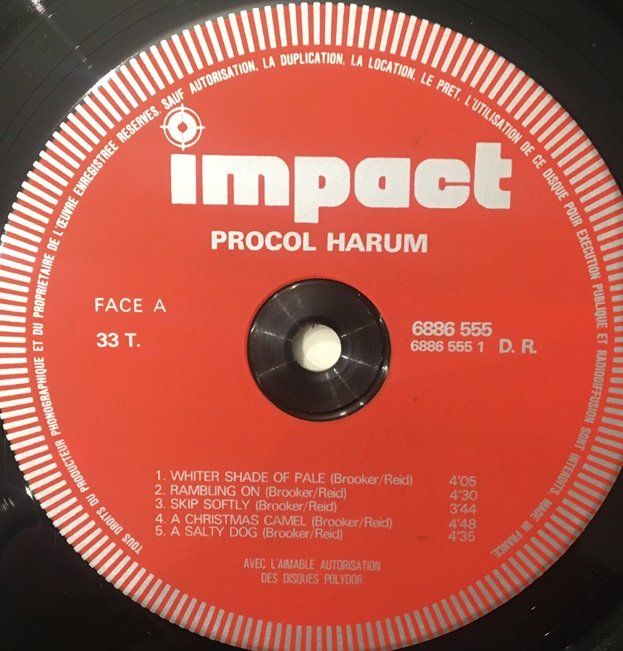 Dischi in vinile: Procol Harum - Procol Harum (LP) – Usato da Grüningen venduto da azulvinyl 2